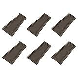 Suncast Easy Assembly Outdoor Decorative Poly Composite Rain Gutter Downspout Splash Block Effective in Any Type of Weather, Java (6 Pack)