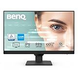 BenQ GW2490 24" Computer Monitor 100Hz FHD 1920x1080p IPS Eye-Care Tech VESA Mount Thin Bezel Low Blue Light Adaptive Brightness Wall Mount Built-in Speakers DisplayPort HDMI Port2