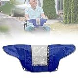 Mobility Scooter Control Panel Cover for 3/4 Wheel, Electric Power Scooter Protect Accessories from Dust Dirty Rain Sun(A) Blue
