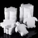 Boao 16 Pieces Oil Absorbing Sponge for Hot Tub Swimming Pool and Spa(Turtle,White)