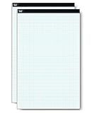 Mr. Pen- Graph Paper, 2 Pack of 22 Sheets, 17"x11", 4x4 (4 Squares per inch), Graphing Paper, Grid Paper Pad, Math Graph Paper Pad, Drafting Paper, Computation Pads, Large Graph Paper