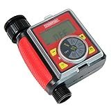 Chapin International 41002: Single Zone Water Timer with Digital Display, Water-Resistant Construction, Set Frequency, Duration and Time Delay, 1-Pack, Red/Black