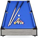 Best Choice Products 40in Tabletop Billiard Table, Pool Arcade Game Table for Living Room, Game Room w/ 2 Cue Sticks, Ball Set, Storage Bag - Gray