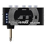 Valeton Rushead Max Bass USB Chargable Portable Pocket Bass Headphone Amp Carry-On Bedroom Plug-In Multi-Effects