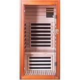 OUTEXER Far Infrared Sauna Home Sauna Spa Room Low-EMF 1065W Indoor Wood Saunas for Home with 7 Color Light 31.5"x31.5"x63"