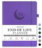SIMSIMY End of Life Planner, Guided Estate Planning Notebook, Final Arrangements Organizer for Beneficiary, Will Preparation, Last Wishes & Funeral Planning, In Case of Death Organizer, 8.4x11"