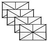 SUNRRA Ultra Fine Filter Compatible with TigerShark, SharkVac & AquaVac Robotic Pool & Tub Cleaner Robots, Part# RCX70101PAK2, Pleated Pool Cleaner Replacement Part, 4 Packs