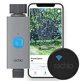 Rachio Smart Hose Timer (1 Valve + 1 WiFi Hub) – App-Controlled Outdoor Faucet Timer, Quick Install & Scheduling, Expandable System