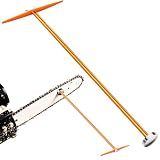 Firewood Measuring Tool for Chainsaw - Adjustable 18'', 22'', 26'' Solid Aluminum Log Marker - Magnetic Firewood Gauge with Tool-Free Assembly & High-Viz Pointer - Logging Accessories for Uniform Cuts