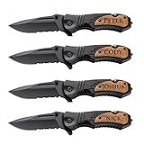 Krezy Case Set of 4,Personalized groomsmen gift pocket knife, Engraved groomsmen gift knife, Engraved groomsmen gift pocket knife, Engraved knife for groomsmen