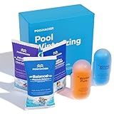 POOLHACKER 4-in-1 Pool Closing Kit for Above Ground & Inground Pools – 15,000 Gallons All-in-One Winterizing Kit Swimming Pool