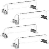 Air Vent Deflector,4-Pack Redirect Airflow Powerful Magnetic Vent Air & Heat Deflector for Ceiling, Floor and Wall,Sidewall - Adjustable from 8.5" to 15"