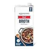Amazon Grocery, Beef Broth, 32 Oz (Previously Amazon Fresh, Packaging May Vary)