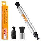 K&F Concept Multifunctional Lens Pen with Aluminum Alloy Pen Body, Carbon Head Camera Lens Brush for Canon, Nikon, Pentax, Sony Digital Camera Cleaning,AR VR Glasses Cleaning