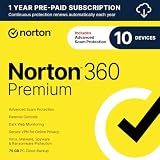 Norton 360 Premium Antivirus, 10 Devices, Auto-Renews [Download]