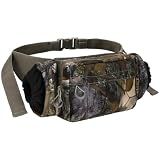2-in-1 Quiet Hunting Fanny Pack with Hand Warmer Pouch, Camo Hunting Gear