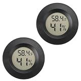 Serundo Auto Digital Hygrometer Thermometer Indoor/Outdoor Hygrometer 2PC