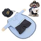 Dog Costume, Pet Mail Carrier Costume Cute and Adorable with for Parties Weddings for Birthdays Role Playing(S)