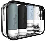 18pack Travel Bottles for Toiletries,TSA Approved Silicone Travel Containers for Toiletries,Leak Proof Refillable Liqus Shampoo And Conditioner travel Essentials toiletry Bottles