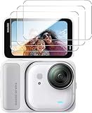 FiTSTILL 6PCS Screen Protector for Insta 360 GO Ultra,Scratch Resistant Lens LCD Tempered Glass Film 9H Hardness Guard Touch Sensitive Easy Installation insta 360 Go Ultra Accessories Kit