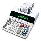 Sharp 12-Digit Printing Calculator with Extra Large 10-Digit Option, 8.0 LPS Thermal Printer, No Ink Required, Full-Sized Keyboard, Easy Paper Load (ELT3301)