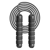 Jump Rope,Tangle-Free Rapid Speed Jump Rope with Ball Bearings for Men,Women and Kids,Adjustable Steel Skipping Rope with Ergonomic Foam Handles,A Ideal Equipment and Accessories for Workout