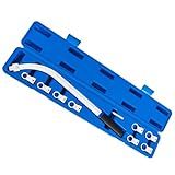 JEUCLEL 10PCS Universal Auxiliary Timing Idler Belt Wrench Serpentine Belt Tension Pulley Wrench Set Engine Timing Belt Tensioning Nut Bolt Screw Remover