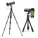 MIAO LAB 20-60X Zoom Telephoto Lens, High Power Telephoto Mobile Cell Phone Lens with Tripod & Universal Phone Clip, for iPhone 16/15/14/13 Series, Samsung, Android Phone and Most Smartphone