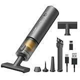 HOTO Handheld Car Vacuum Cleaner Cordless, 4-in-1 Portable Mini Vacuum with 20000Pa Strong Suction, Electric Compressed Air Duster Blower for Car, Desk, Computer, Keyboard, Home, Office Cleaning