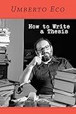 How to Write a Thesis (Mit Press)