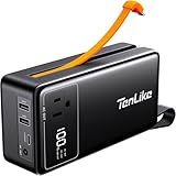 Portable Power Station 99.9Wh Power Bank for Camping Essentials Small Electric Mini Generator Large Lithium Battery with 110V AC Plug in Output 60W Type-C Laptop Home Backup Outdoor Emergency