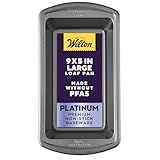 Wilton Platinum Non-Stick 9 x 5 in Loaf Pan, Stainless Steel Bakeware, Made without PFAS, Packaging May Vary