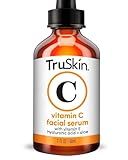 TruSkin Vitamin C Serum For Face – Anti Aging Face Serum with Vitamin C, Hyaluronic Acid, Vitamin E – Brightening Formula – Improve Appearance of Dark Spots, Tone, Fine Lines & Wrinkles, 2 Fl Oz