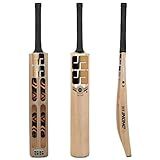 SS Cricket DHONI Strike 7 Premium Kashmir Willow Leather Ball Cricket bat ' Adult Size - Short Handle