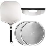 Blackstone Pizza Basics Tool Kit with Pizza Peel, Cutter and Pans and Heat Resistant Handles