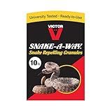 Victor VP364B-10 Snake-A-Way Outdoor Snake Repellent For Yard Powerful, Granules 10LB - Repels Against Poisonous and Non-Poisonous Snakes