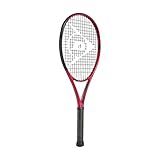 Dunlop Sports CX Team 275 Pre-Strung Tennis Racket, 1/4 Grip, red/Black