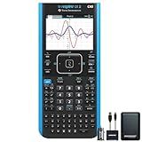 Texas Instruments TI-Nspire CX II CAS Graphing Calculator | Color Screen, 8 Built-in Apps, Python Programming, Included Software, for Math, Science and Finance | Signature Series Power Bundle