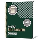 TREES monthly bill payment checklist & Financial Planner Notebook – 4-Year Budget Organizer with 960 Bill Records, Income & Expense Tracker, Debt Payoff Log, and Savings Goals