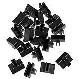 20PCS Hanging File Rail Clips, Specialty Storage File Cabinet Rails Black Files Rails Hanging Plastic Folder for Files Drawer Holder