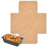 Incycall 100Pcs Loaf Pan Liners, Bread Pan Parchment Liners for Baking Toast Bread, Cakes, Banana Bread, Cookies, Brown,Ideal for Parchment Paper for Baking Loaf Pans