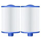 6CH-940 Spa Filter Cartridge Replacement for Unicel, Pleatco PWW50P3, Filbur FC-0359, Aber 03FIL1400, Waterway 817-0050 Front Access Skimmer, Viking Pool Hot Tub Filter Screw SAE Thread Filter 2 Pack