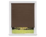 Redi Shade No Tools Custom Cordless Cellular Blackout Shades, Mocha, 42 1/4 in x 72 in