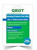 Quick - Book Desktop Premier Plus 2024 | 5 User's | NO DVD | Lifetime | Amazon Message Delivery(Within 1-8hrs) | Only PC, Not for Mac | 100% Money Back Guarantee