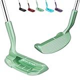 MAZEL Chipper Club Pitching Wedge for Men & Women,36/45 Degree - Save Stroke from Short Game,Right Hand (Light Green, 36 Degree)