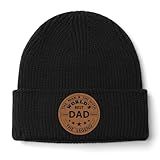 Dad Gifts，Dad Beanie from Daughter Son for Christmas Birthday，Winter Hat for Men Father