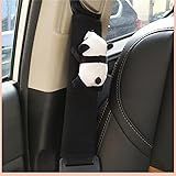 2 Pack Panda Car Seat Strap Pads for Car, Truck, SUV, Airplane,Carmera Backpack Straps