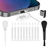 13 Pack Phone Charge Port Cleaning Tool kit, Anti-Clogging Mini Brushes Cleaner for iPhone 16/17 Pro Max Speaker and Receiver, Multifunctional Cleaning Tool Compatible with AirPods 4,Tablet Camera Etc