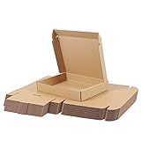 PHAREGE 12x9x2 inch Shipping Boxes Bulk 25 Pack Brown, Tab Lock Tuck Top Mailer Boxes for Packaging Small Business, Medium Cardboard Gift Boxes for Wrapping Mailing Present