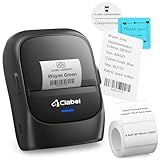 CLABEL Label Maker Machine with Tape: 221B Thermal Inkless Label Printer 2 Inch Mini Portable Bluetooth Handheld Sticker Barcode Labeler Compatible with Phone & PC for Small Business Retail Office